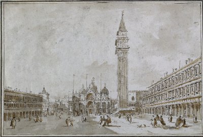 Piazza San Marco, Venice by Francesco Guardi