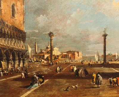 Piazza San Marco Towards San Giorgio Maggiore by Francesco Guardi