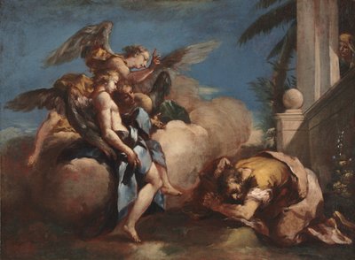 The Angels Appearing to Abraham by Francesco Guardi