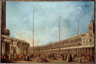 The Doge of Venice Follows the Procession of the Corpus Domini by Francesco Guardi