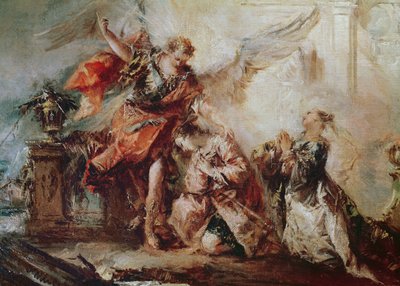 The Marriage of Tobias (detail) by Francesco Guardi