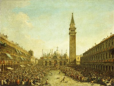 The Piazza San Marco, on the Doge