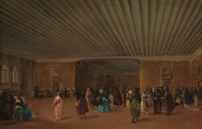 The Ridotto Pubblico at Palazzo Dandolo by Francesco Guardi