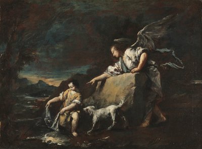 Tobias and the Angel by Francesco Guardi