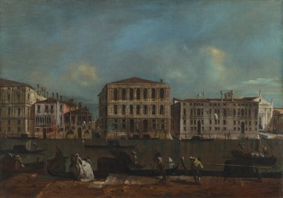 Venice. The Grand Canal with Palazzo Pesaro by Francesco Guardi