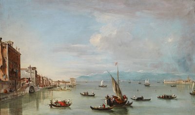 Venice: the Fondamenta Nuove with the Lagoon and the Island of San Michele, c1758 by Francesco Guardi