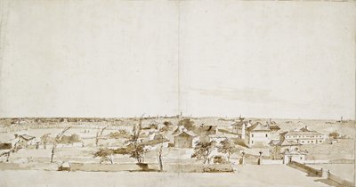 View Across the Garden of the Villa Loredan by Francesco Guardi