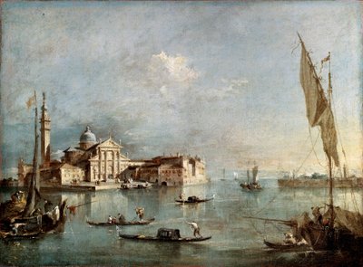 View of the San Giorgio Maggiore Island by Francesco Guardi