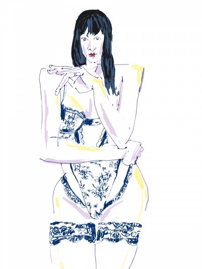 Sensual Lingerie Figure by Francesco Gulina