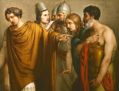 Death of Abradatas by Francesco Hayez by Francesco Hayez