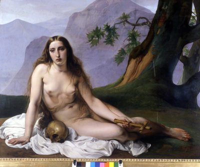 Madeleine Penitent (Vanity) by Francesco Hayez