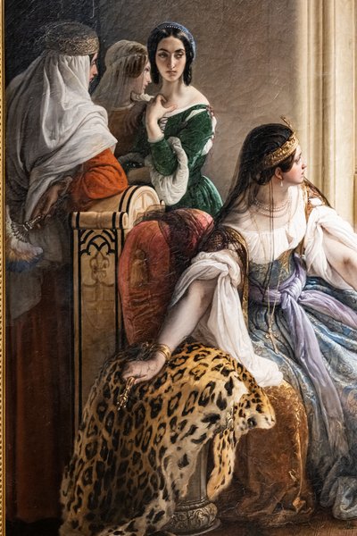 Giorgio Cornaro Informs Queen Caterina Cornaro that She is No Longer Owner of Her Reign by Francesco Hayez