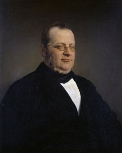 Portrait of Camillo Benso, Count of Cavour by Francesco Hayez