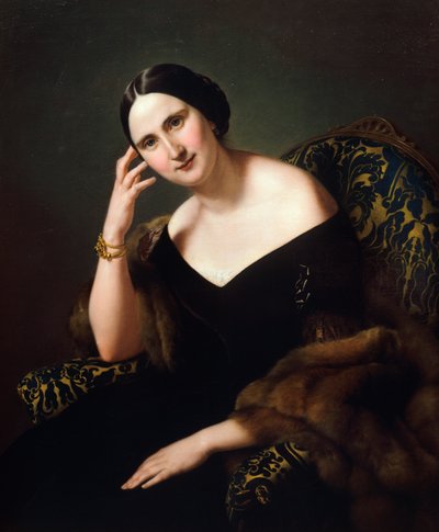 Portrait of Caterina Bonvicini Cardinale by Francesco Hayez