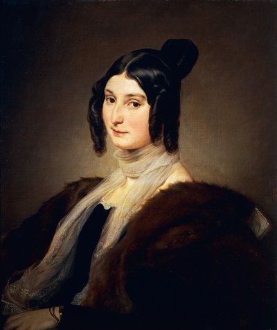 Portrait of Clara Maffei by Francesco Hayez