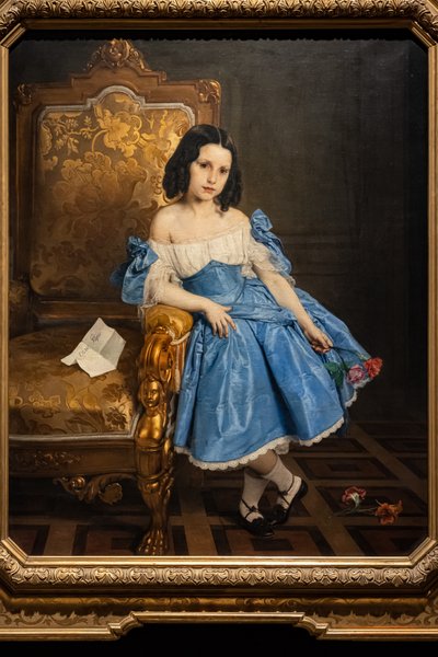 Portrait of Countess Luigia Negroni Prati Morosini by Francesco Hayez