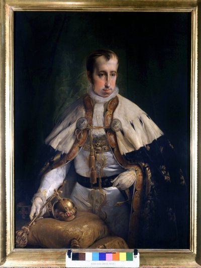 Portrait of Ferdinand I, Emperor of Austria (Painting by Francesco Hayez) by Francesco Hayez