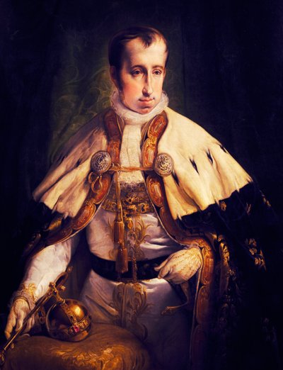 Portrait of Ferdinand I of Austria by Francesco Hayez