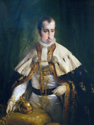 Portrait of Ferdinand I of Austria by Francesco Hayez