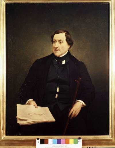 Portrait of Gioacchino Rossini - by Hayez, Brera Museum, Milan by Francesco Hayez