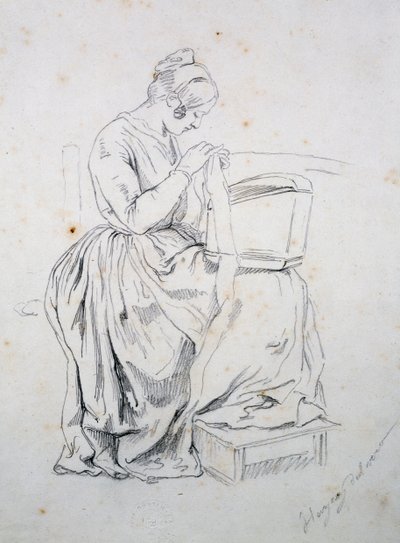 Study for Portrait of His Wife by Francesco Hayez