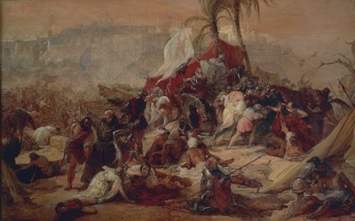 The Thirst of the First Crusaders Suffered in Jerusalem by Francesco Hayez