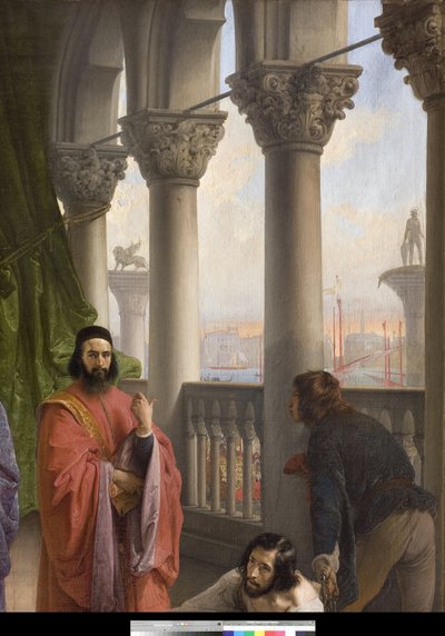 The Last Meeting Between Jacopo Foscari and His Family Before Being Exiled by Francesco Hayez