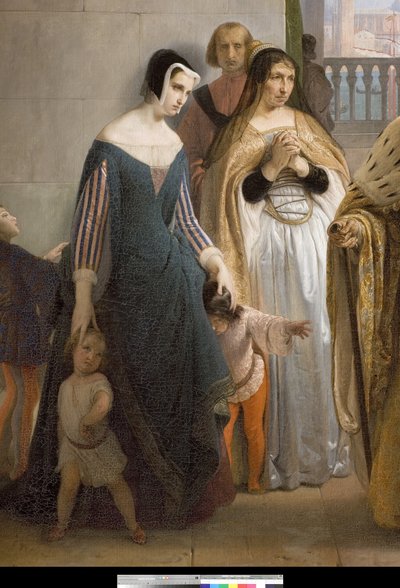 The Last Meeting Between Jacopo Foscari and His Family Before Being Exiled by Francesco Hayez