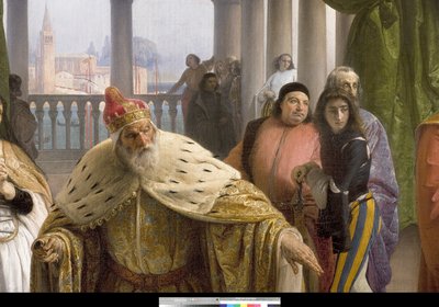 The Last Meeting Between Jacopo Foscari and His Family Before Being Exiled by Francesco Hayez