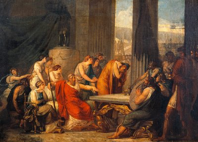 Ulysses at court of Alcinous by Francesco Hayez