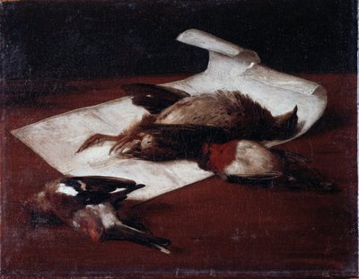 Dead Game by Francesco Inganni (1793-1873) 1862 by Francesco Inganni