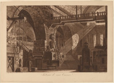 Interior of a Prison by Francesco Inghirami, after Luigi Tasca