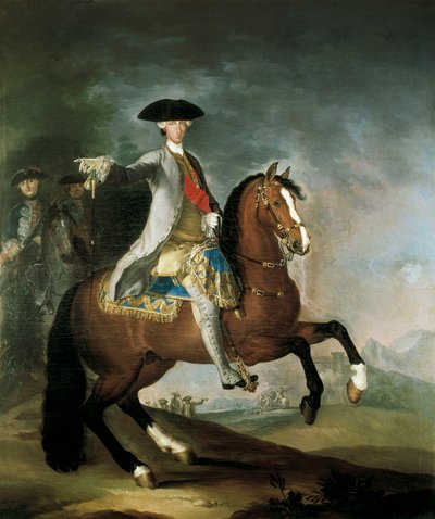 Portrait of Charles III of Bourbon King of Spain by Francesco Liani