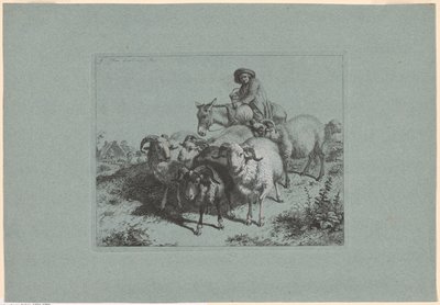Plate 9, from The Set of 12 Pastorals Scenes by Francesco Londonio