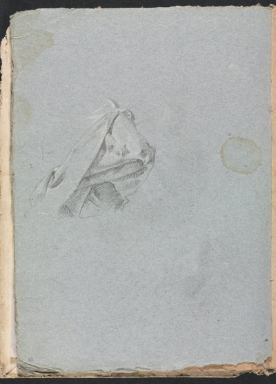 Verona Sketchbook: Drapery Study Page 10, 1760 by Francesco Lorenzi