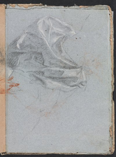 Verona Sketchbook: Drapery Study Page 37 by Francesco Lorenzi