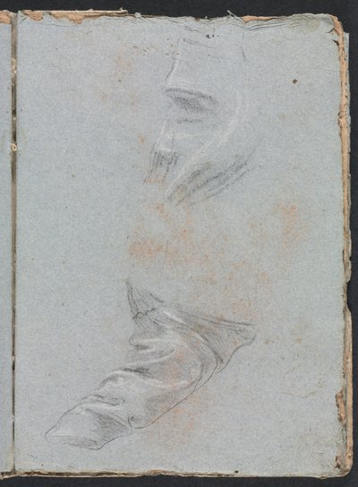 Verona Sketchbook: Drapery Study (detail) by Francesco Lorenzi