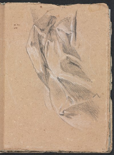 Verona Sketchbook: Drapery Study Page 43 by Francesco Lorenzi