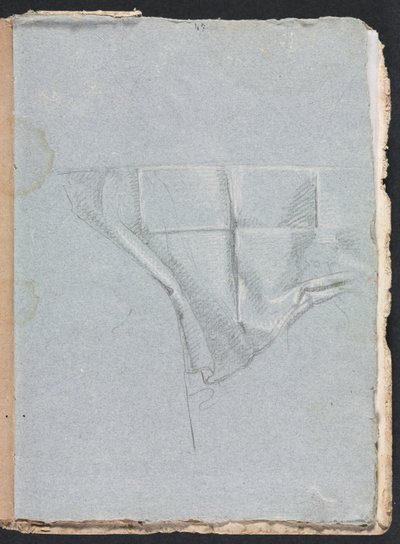 Verona Sketchbook: Drapery Study (detail) by Francesco Lorenzi