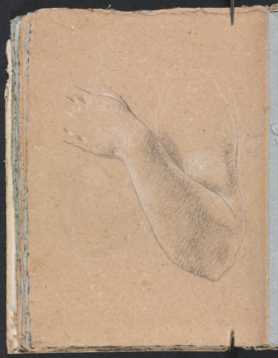 Verona Sketchbook: Left arm and hand (page 46) by Francesco Lorenzi