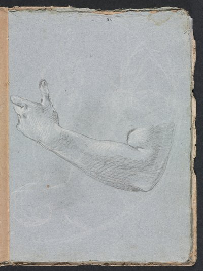 Verona Sketchbook: Left arm and hand (detail) by Francesco Lorenzi