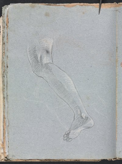 Verona Sketchbook: Left leg (detail) by Francesco Lorenzi