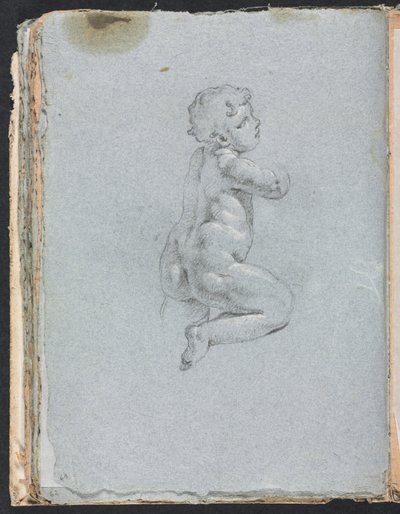 Verona Sketchbook: Putto in Profile, Page 64, 1760 by Francesco Lorenzi