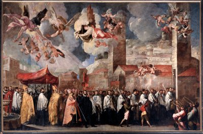 Translation of the Bodies of St Dominator, St Paul, and St Anastasius by Francesco Maffei