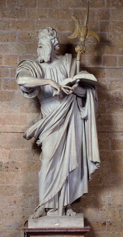 St Thaddeus, marble sculpture by Francesco Mochi