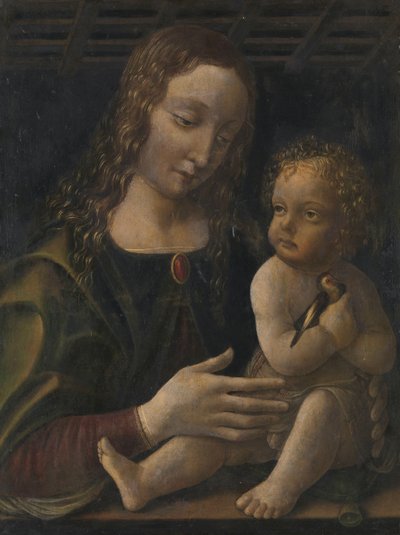 Virgin and Child by Francesco Napoletano (attributed to)
