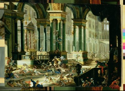 Expulsion of Heliodorus from the Temple of Solomon by Francesco Peresi