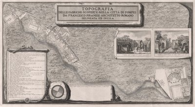 Topography of the Factories Discovered in the City of Pompeii by Francesco Piranesi