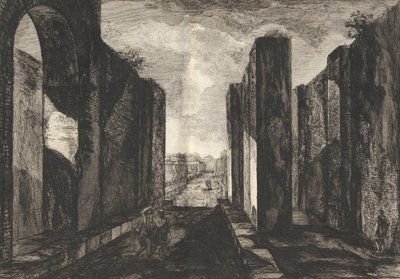 View of the interior of the city of Pompeii, from Antiquities of Pompeii, tome premier, 1804 by Francesco Piranesi