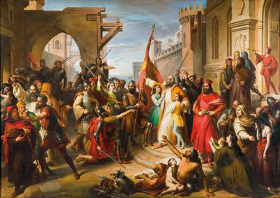 The Oath of the Anconetans by Francesco Podesti